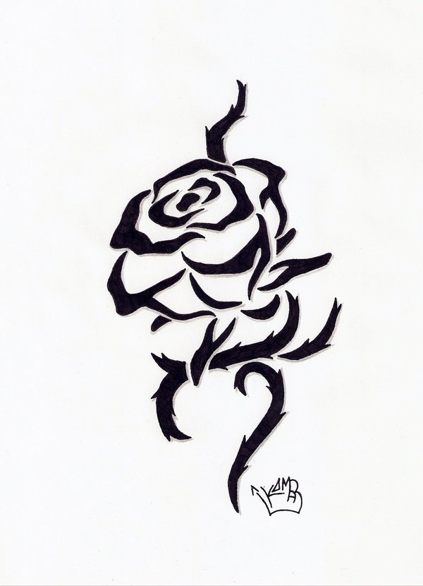 Tribal Rose Tattoo Designs For Women Fc Rose  Fans Share