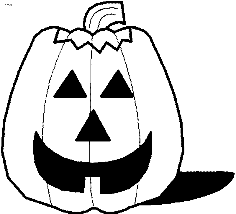 barrier clipart black and white pumpkin