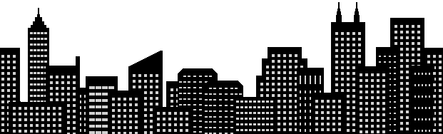 Pixel Skyline Silhouette by mirz333 on Clipart library