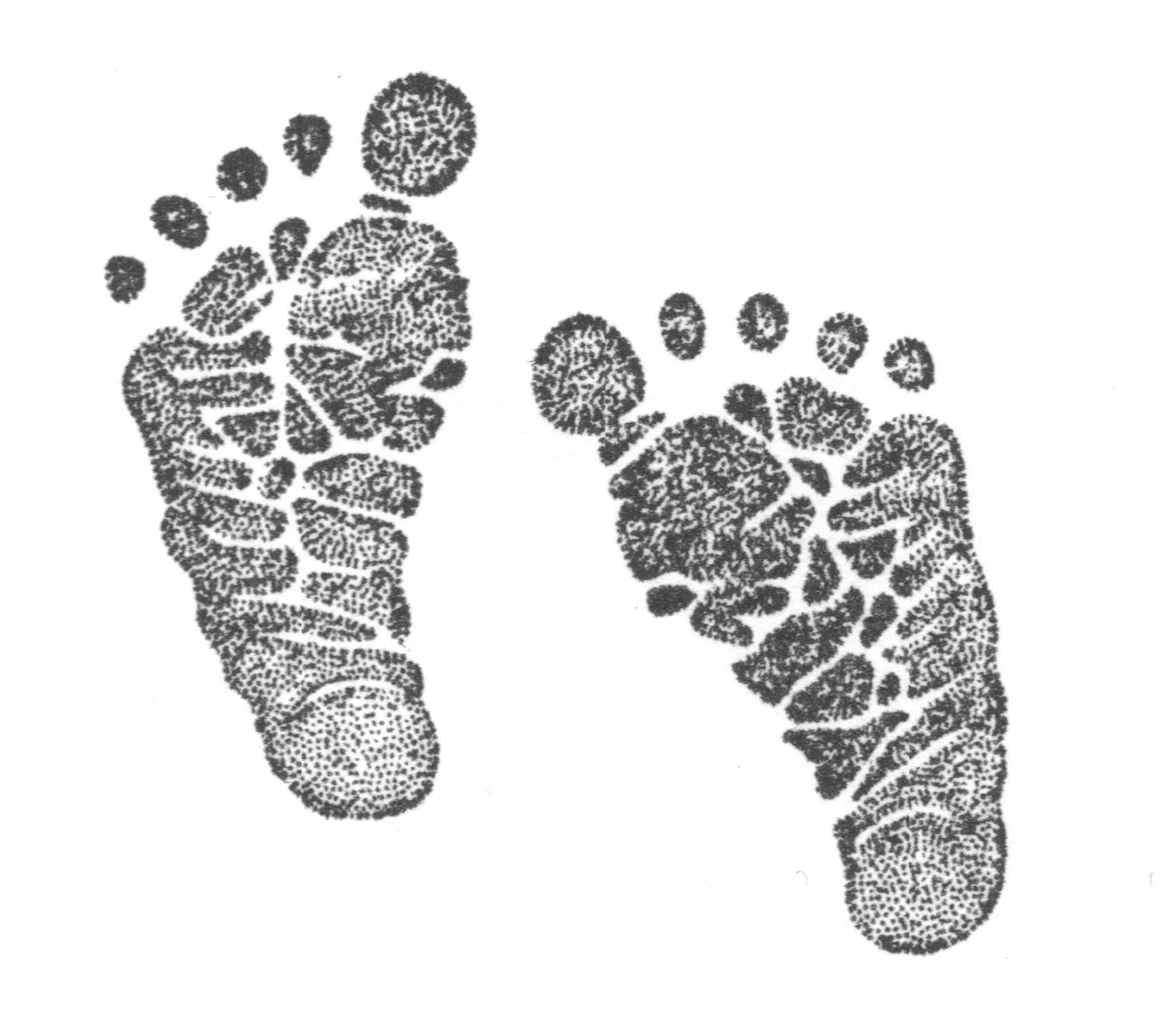 Baby Footprint Template Printable Clipart Free To Use Clip Art | The ...