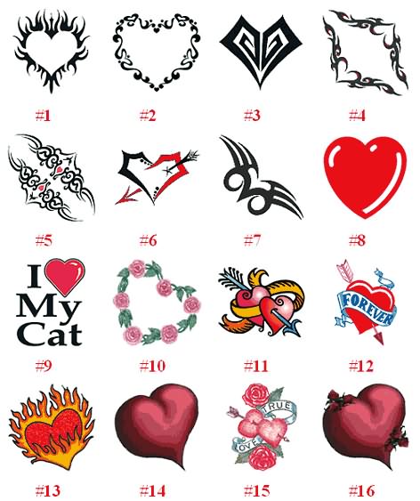 Top 168 + Cute heart tattoo ideas - Spcminer.com