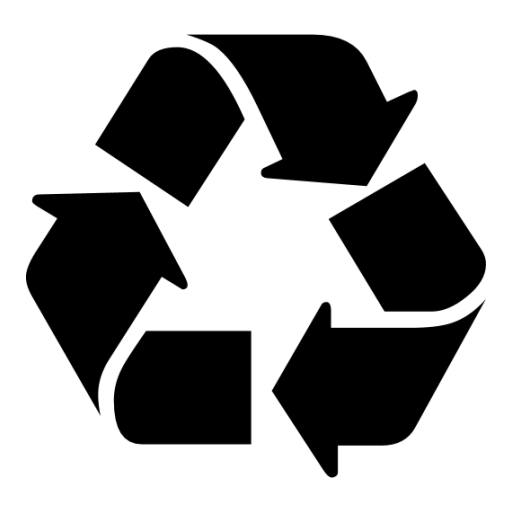 Black recycle icon - Free black recycle icons