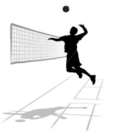 volleyball spike - Clip Art Library