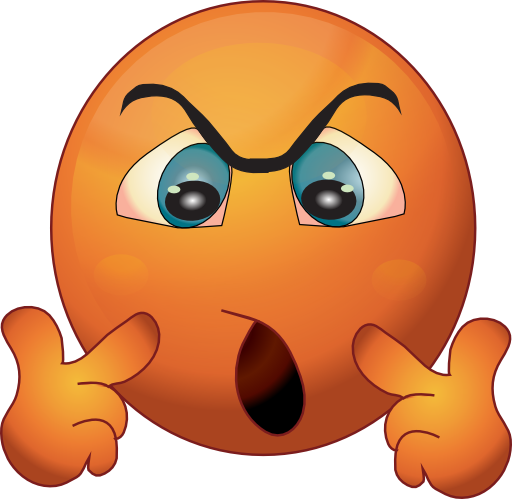Angry Smiley Emoticon Clipart Royalty Free Public Domain Icon 