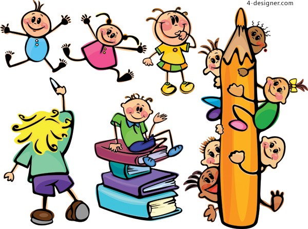 cartoon-little-kids-happy-clipart-7 | Elkhorn Public Schools - Clip Art ...