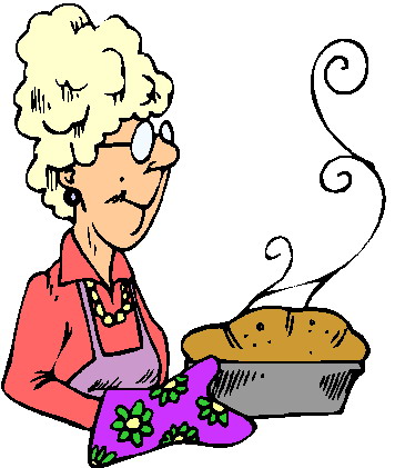 Vector scene with a cook in the kitchen. Woman cook preparing cake with  berries. 9007175 Vector Art at Vecteezy