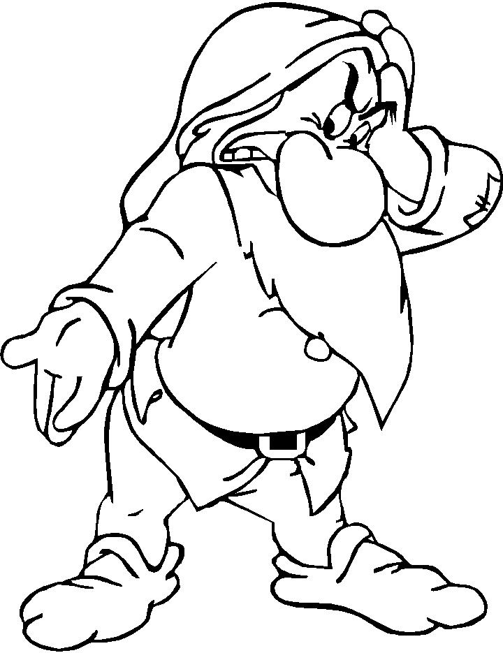 grumpy dwarf coloring pages - Clip Art Library
