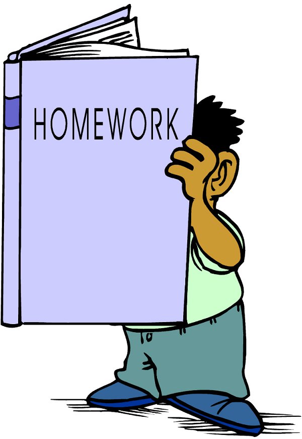 no homework cartoon