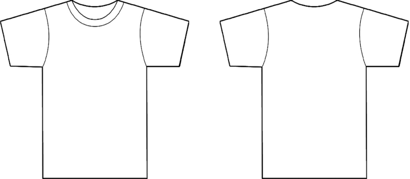T Shirt Clip Art Front And Back