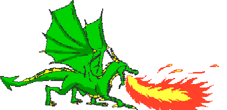 fire breathing dragon gif