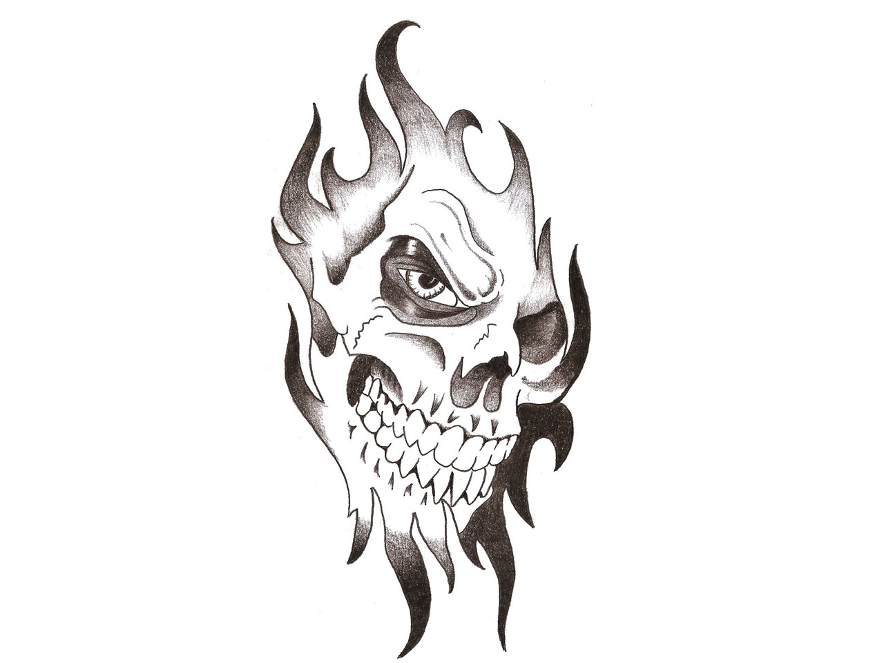 Free Skull Tattoo Stencils, Download Free Skull Tattoo Stencils png images,  Free ClipArts on Clipart Library