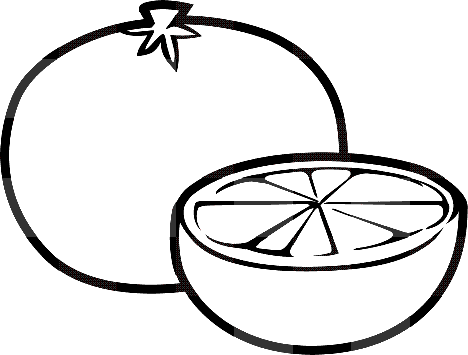 FREE! - Outline pictures of fruits and vegetables - Twinkl Resource