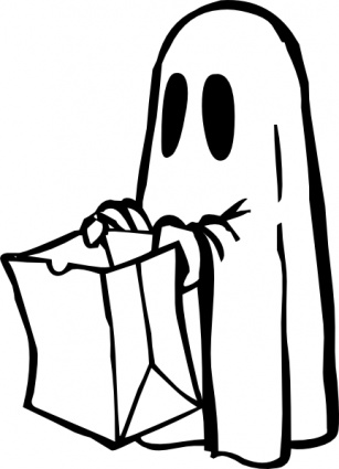 Halloween Clip Art Black And White Ghost | Clipart library - Free 