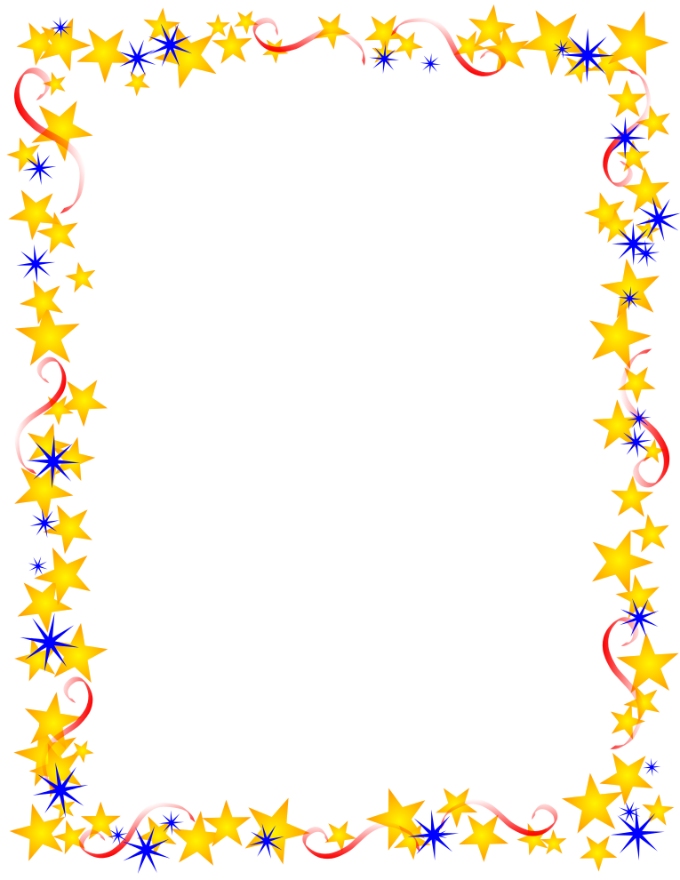 Free Star Border - Clipart library