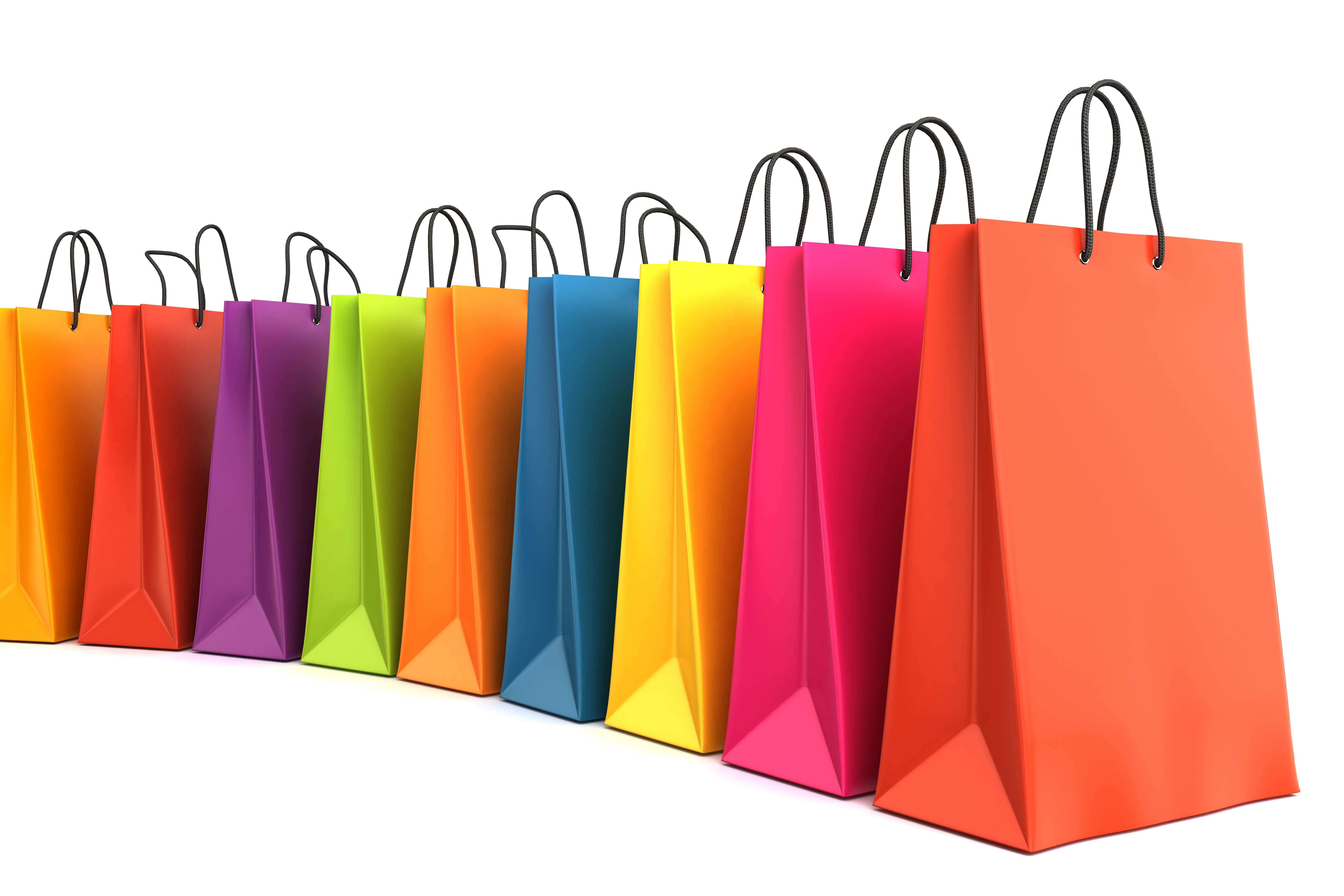Free: Shopping bag Gift Paper, Color shopping bag transparent background PNG  clipart 