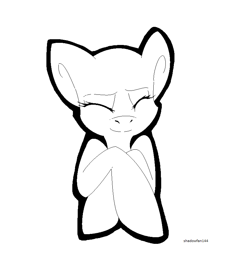 Clipart library: More Like free chibi cat/lineart by xXRainbowTopHatXx