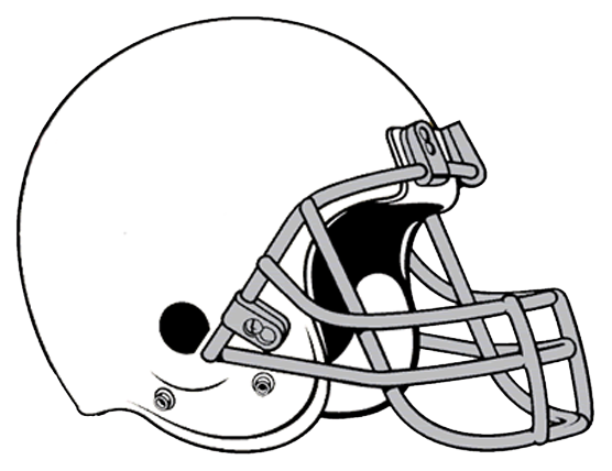 blank football helmet template