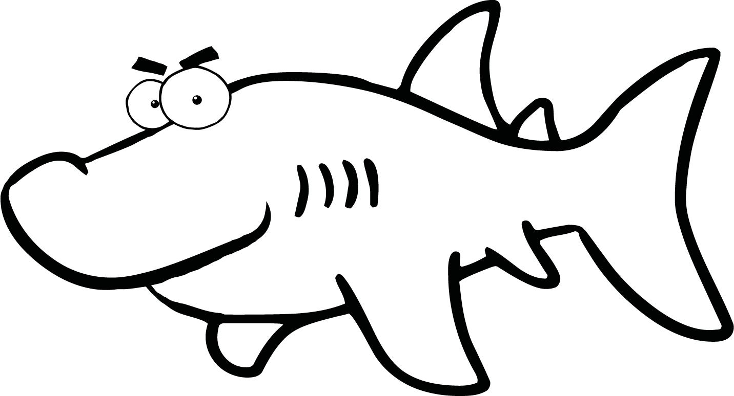 Shark Clipart Black And White | Clipart library - Free Clipart Images