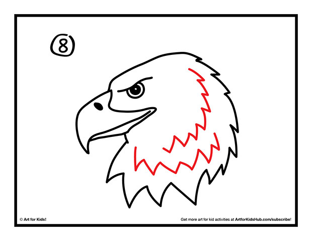 20 Easy Eagle Drawing Ideas  How To Draw An Eagle  Blitsy