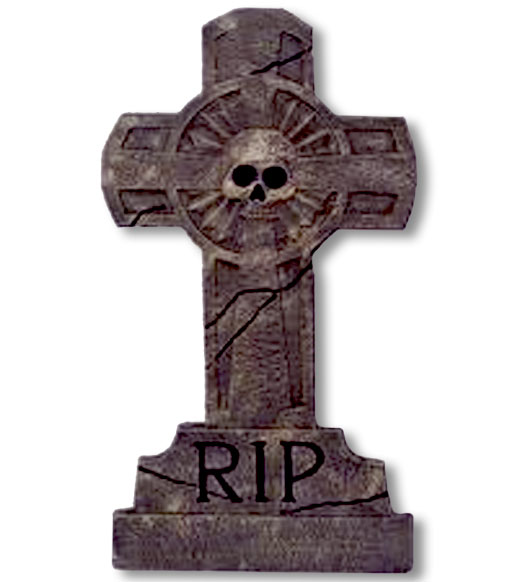 Rip Cross Tombstone