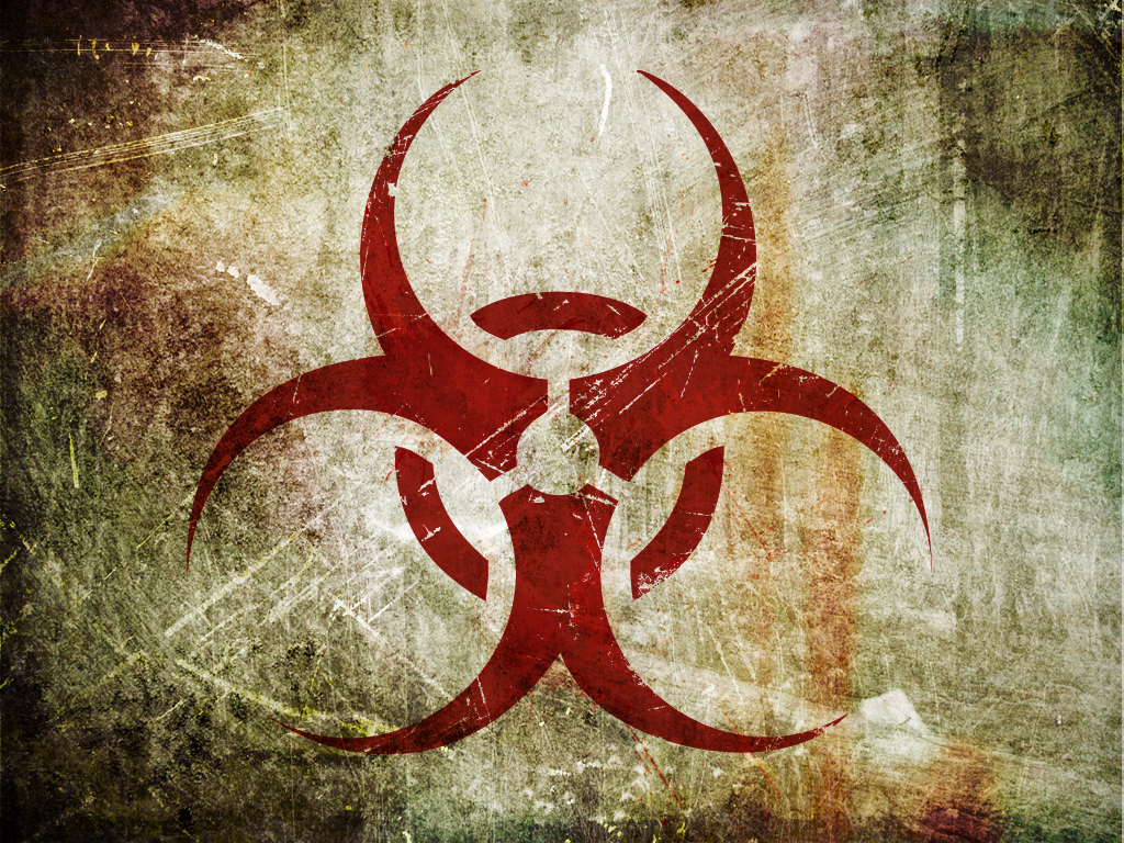 Red Biohazard Symbol Png Clip Art Library