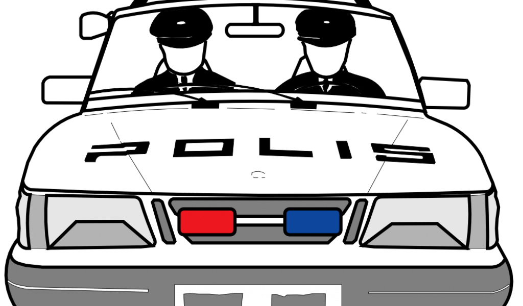 police car clipart black and white | Vehicle Pictures