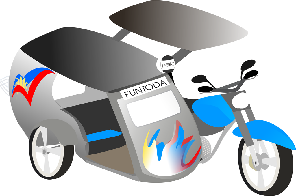 Funtoda Tricycle - Modern Filipino Motorized Transport Design
