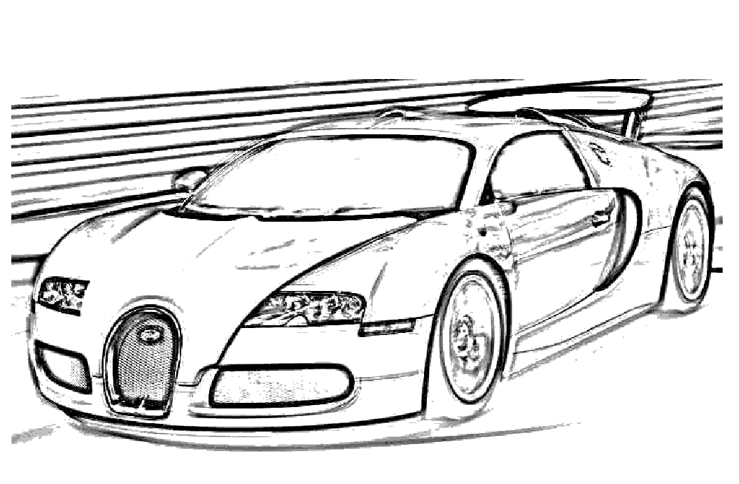 Premium Vector | A drawing of a race car with a side view of the engine.