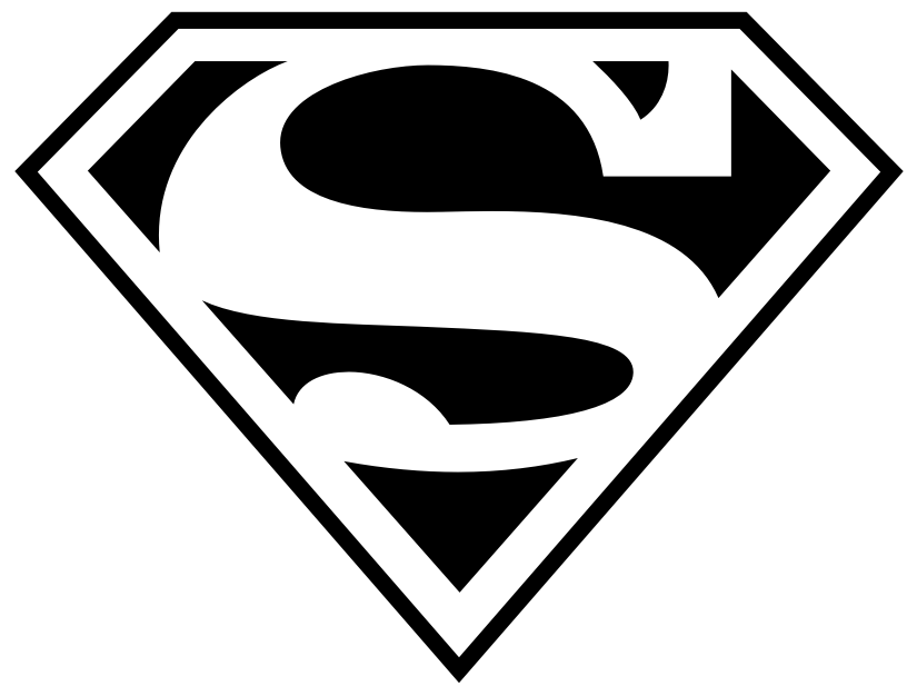 Superman Logo image - vector clip art online, royalty free 