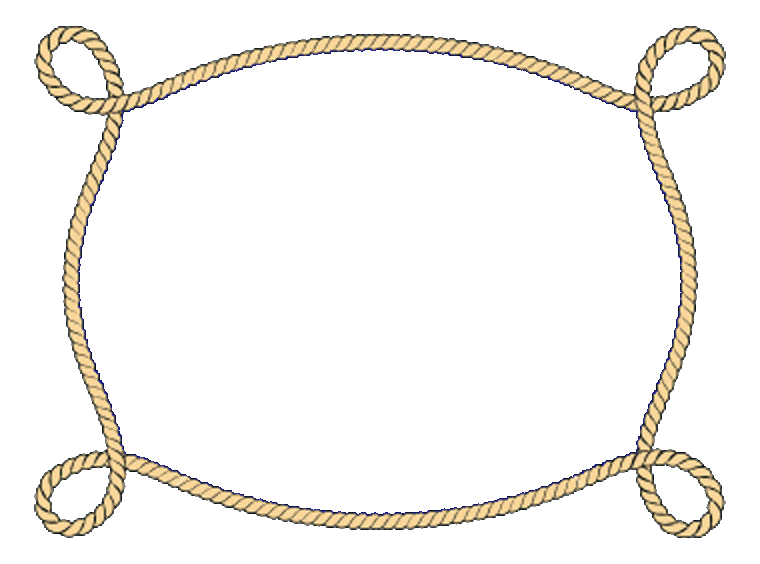nautical rope border