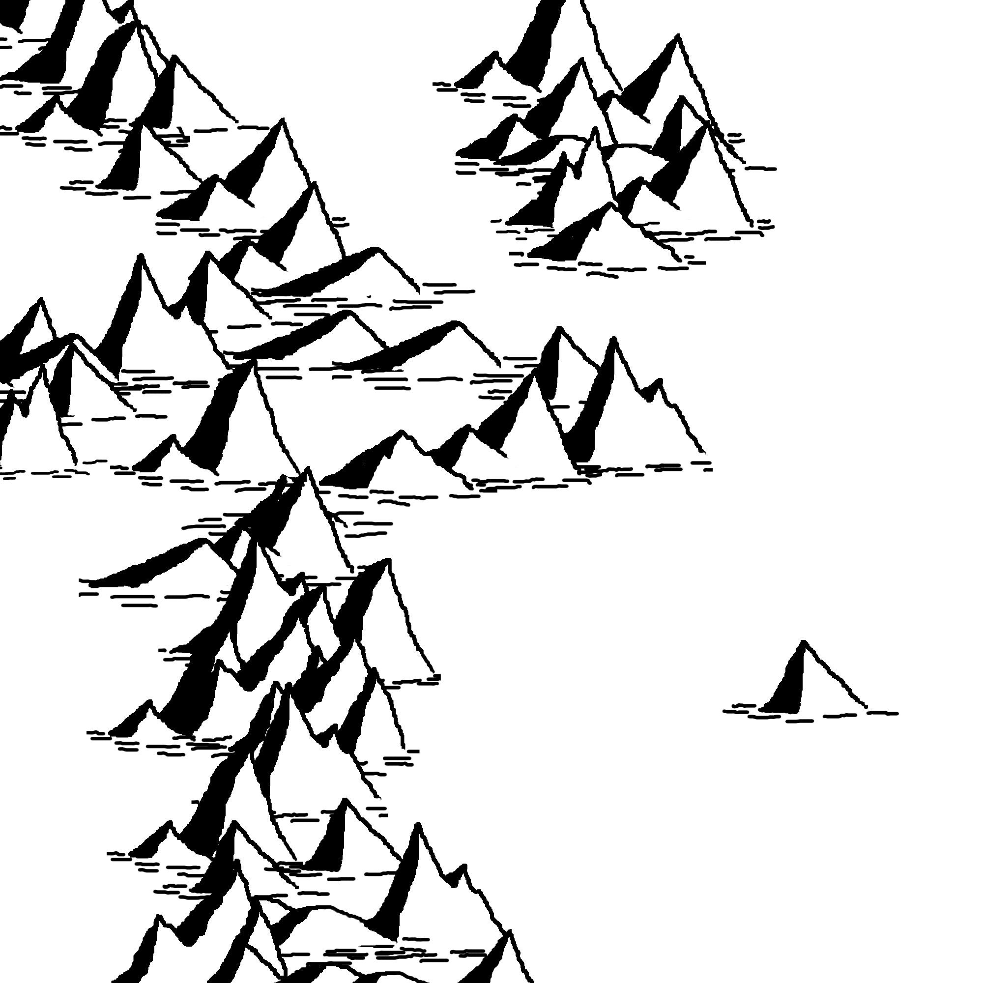 Black mountain sketch Landscape Graphics Line Drawing Illustration  handdrawn line mountains transparent background PNG clipart  HiClipart