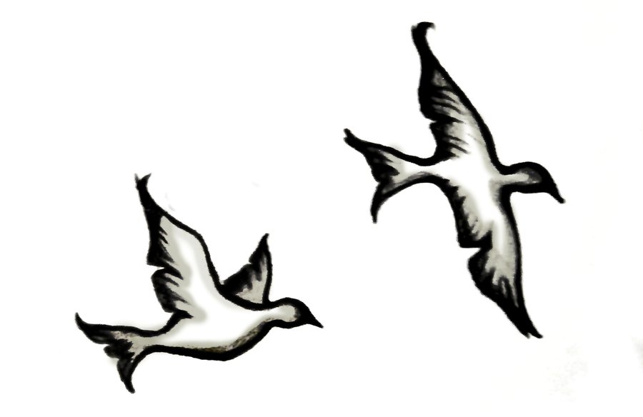 Free Tattoo Designs : Flying goose tattoo design | Goose tattoo, Simple  bird tattoo, Tattoo designs