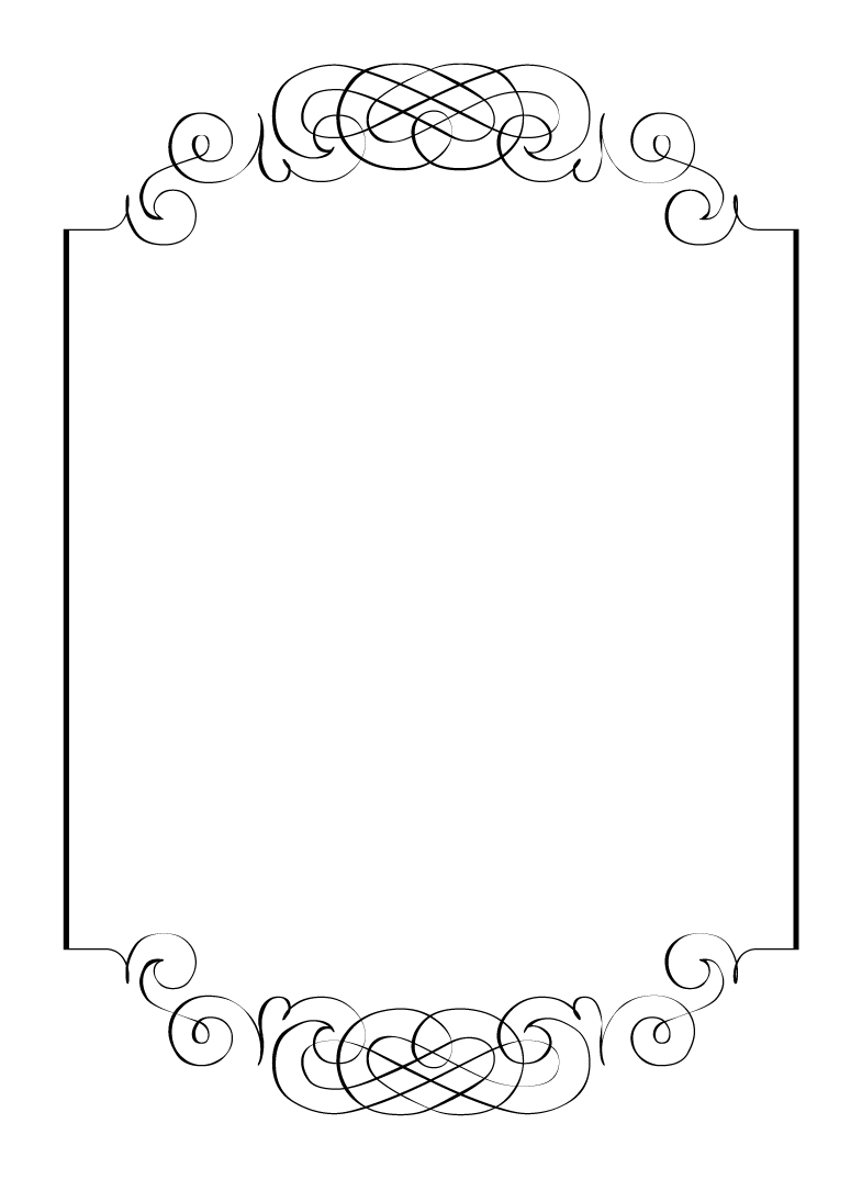 fancy blank invitation templates - clip art library