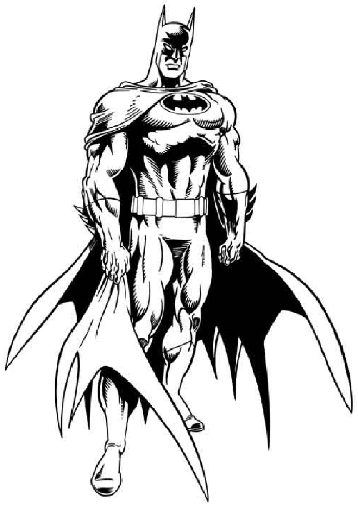 face batman drawing color - Clip Art Library