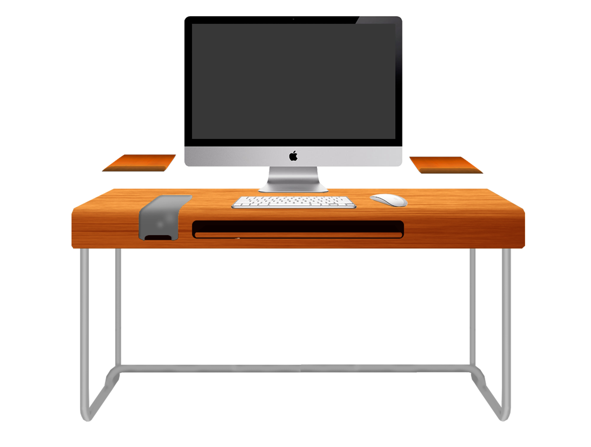 computer desk clip art