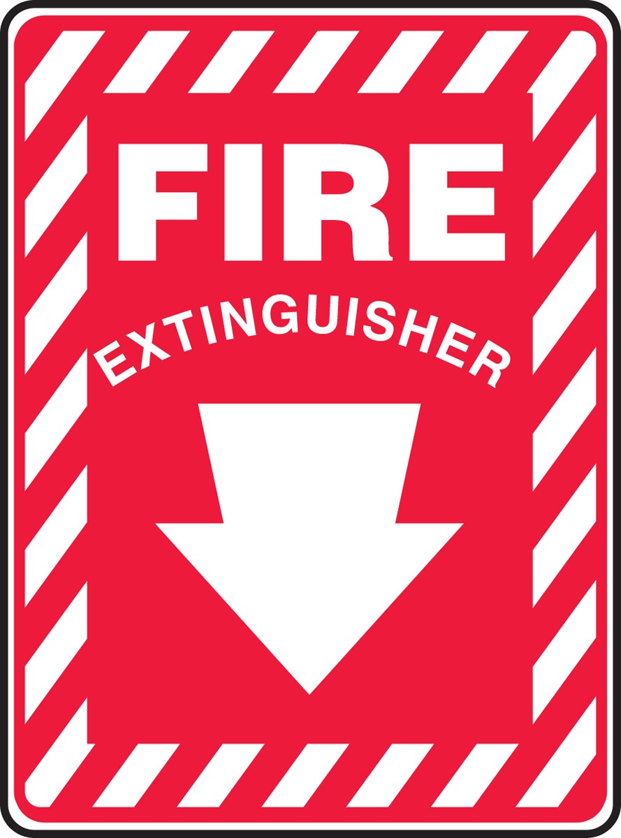 Fire Extinguisher Signs Clip Art Library