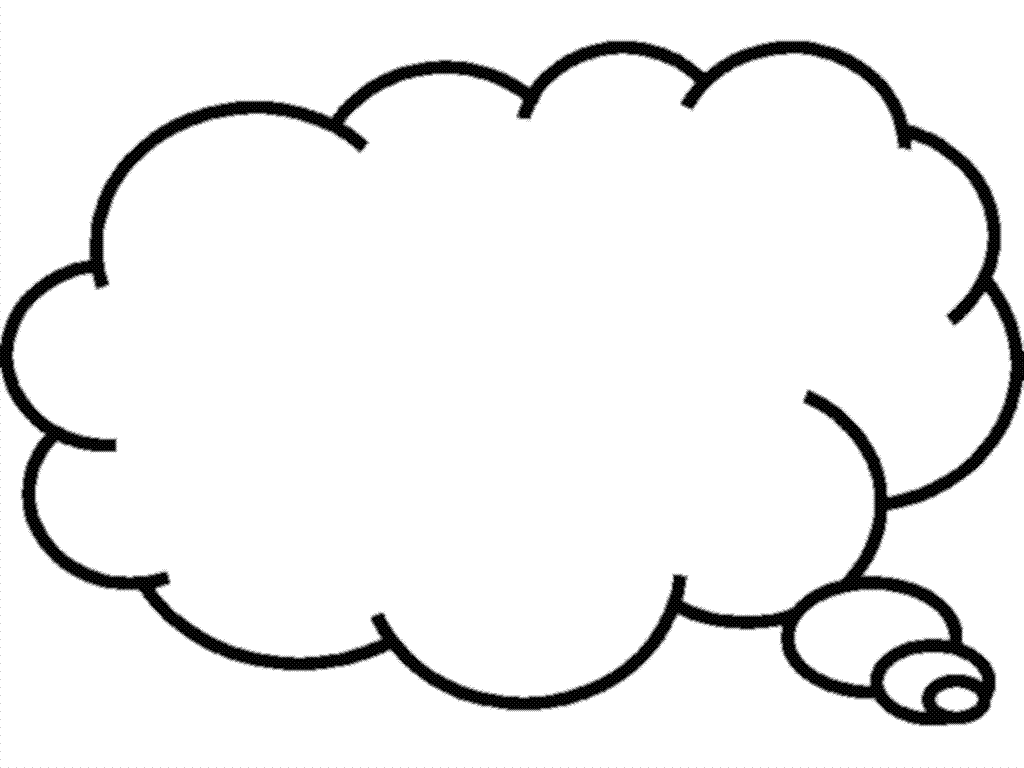 Picture Of A Thought Bubble - Clipart library