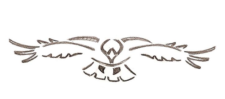 Tribal Hawk Tattoo  Only Tribal