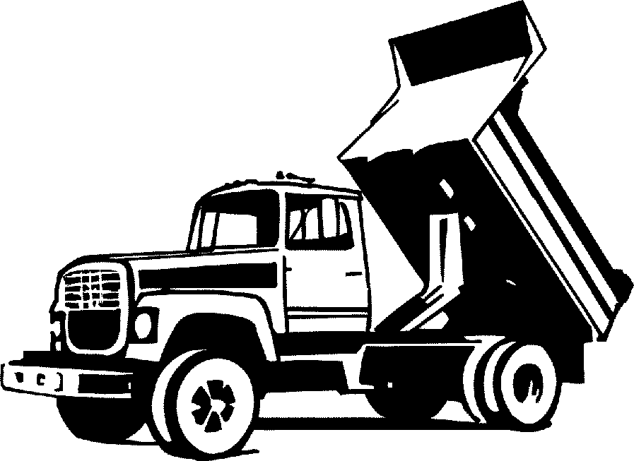 Construction Trucks Clipart Black And White | Clipart library - Free 