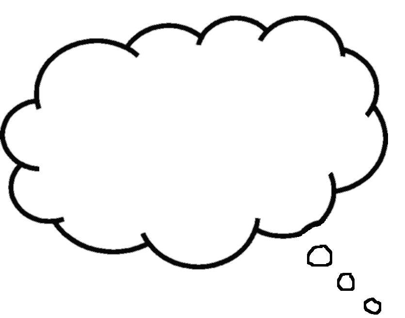 Blank Word Bubbles - Clipart library
