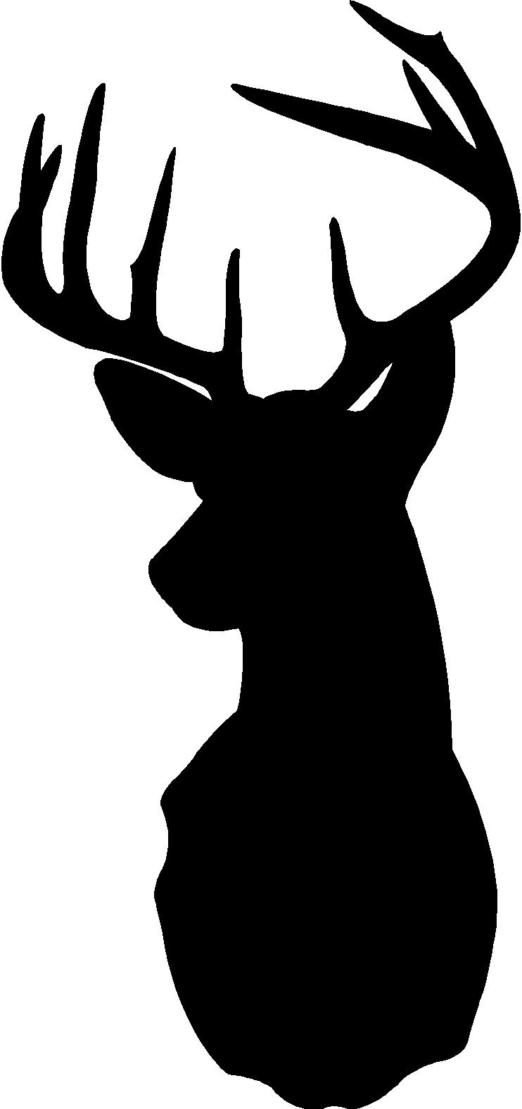 Deer Silhouette Clip Art Quote