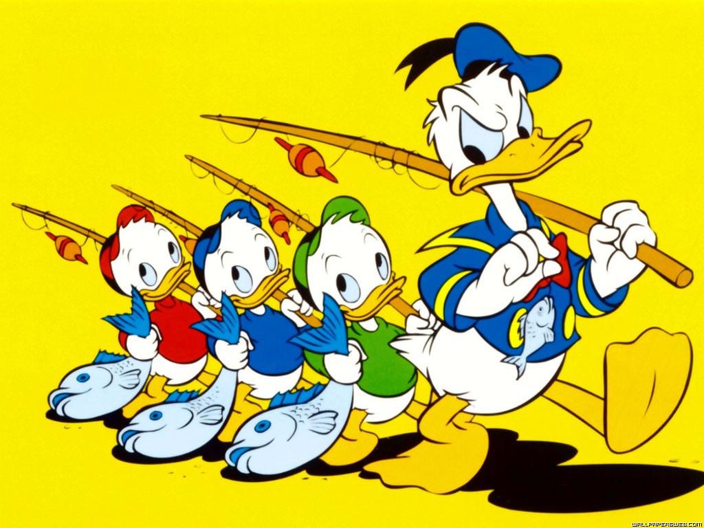 donald duck and kids - Clip Art Library
