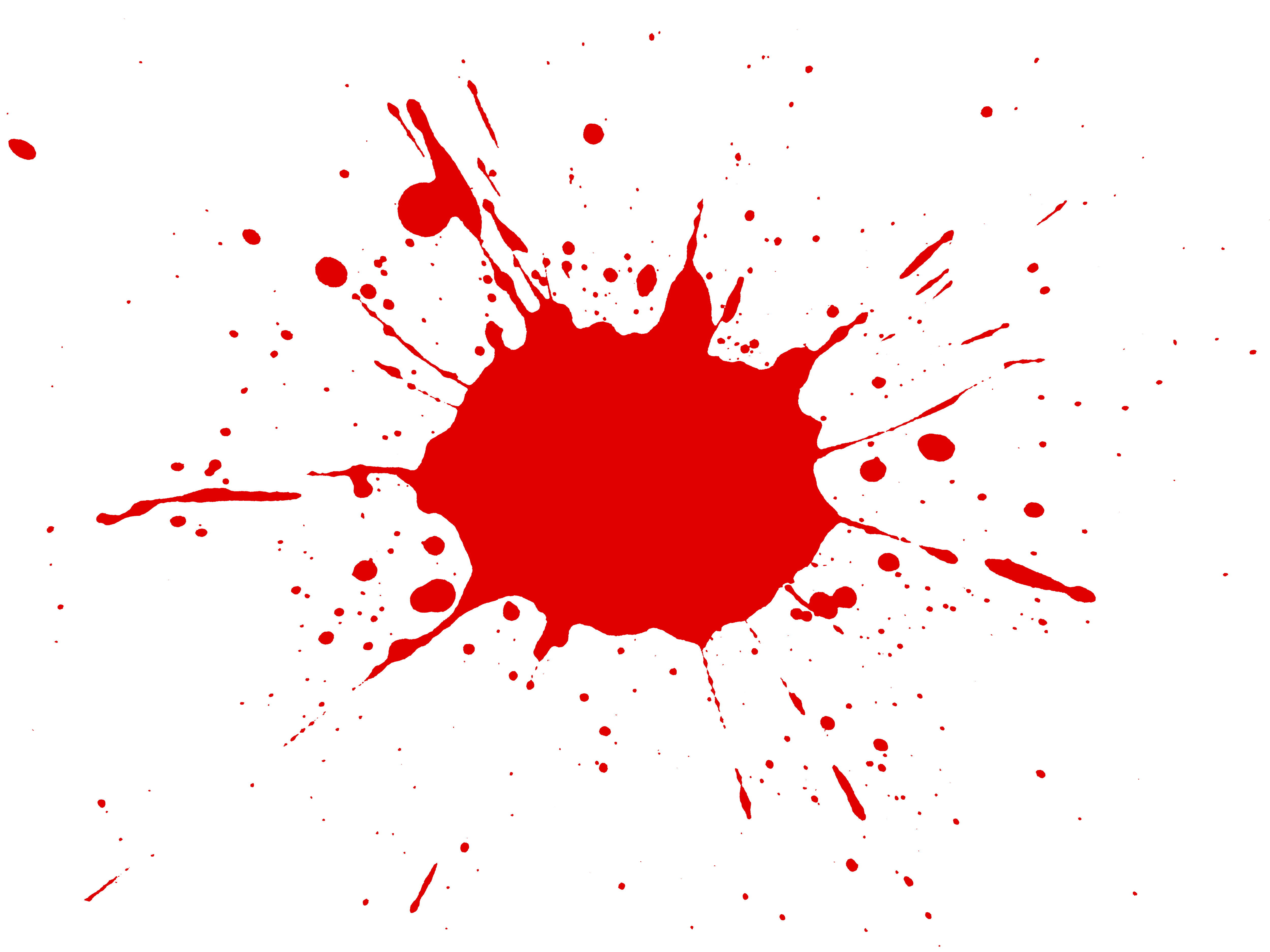 Red Paint Splatter Clipart - Free Clipart