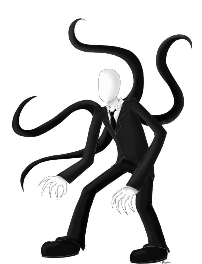 Slenderman Clipart Transparent - Slenderman Roblox - Free