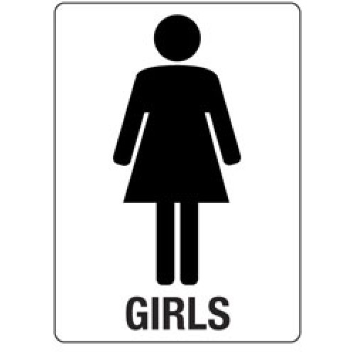 Bathroom Signs - Girls