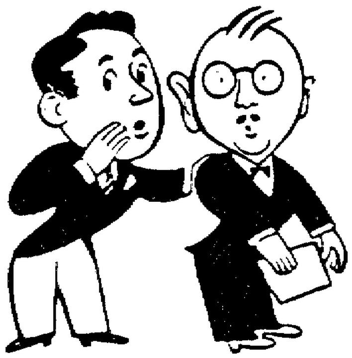 Confidential Business Discussion Illustration - Trust & Professional Communication
