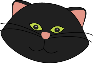 Black Cat Face Clip Art - Black Cat Face Image