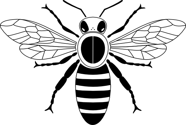 Honey Bee Pictogram clip art - vector clip art online, royalty 