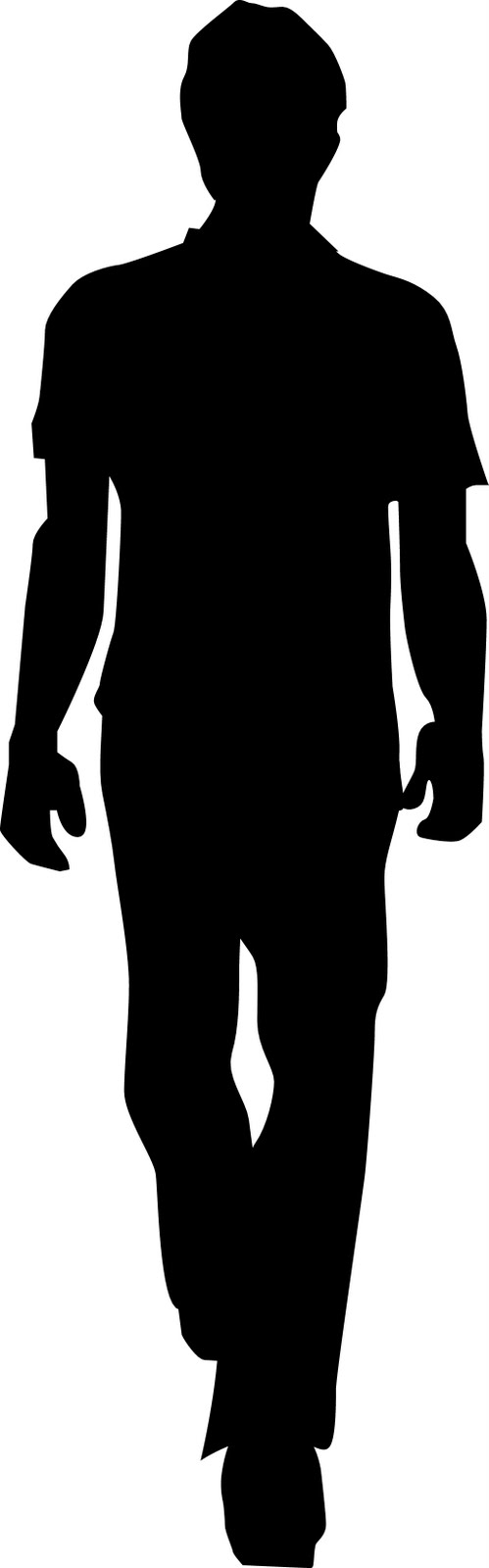 Walking Person Silhouette - Clipart library