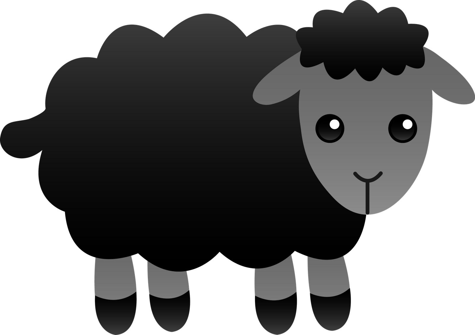 Black Sheep Clipart | Clipart library - Free Clipart Images